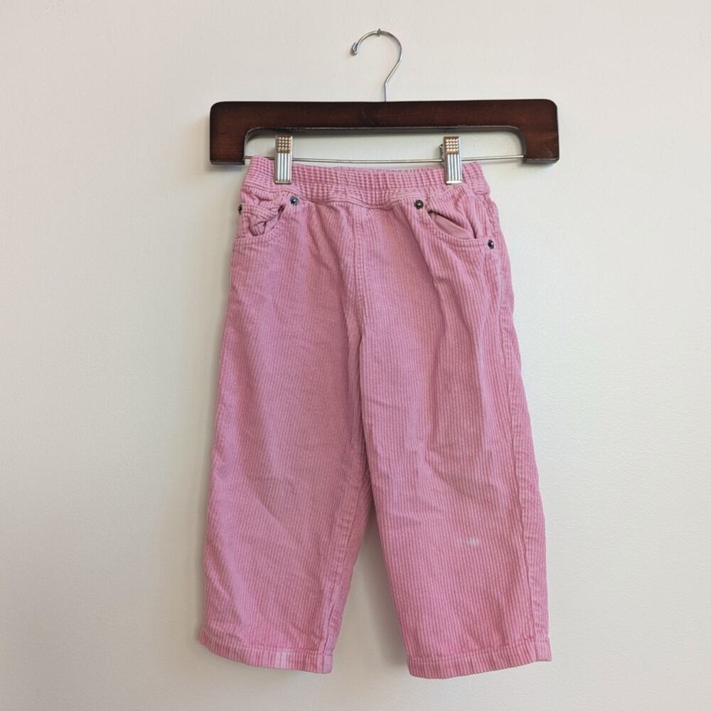 Vtg 90s 2T Sam's Friend Bubblegum Pink Corduroy Pants Girls